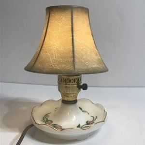 Vintage Milk Glass Bed Lamp
